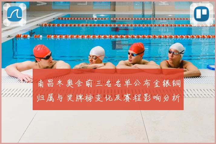 南昌冬奥会前三名名单公布金银铜归属与奖牌榜变化及赛程影响分析